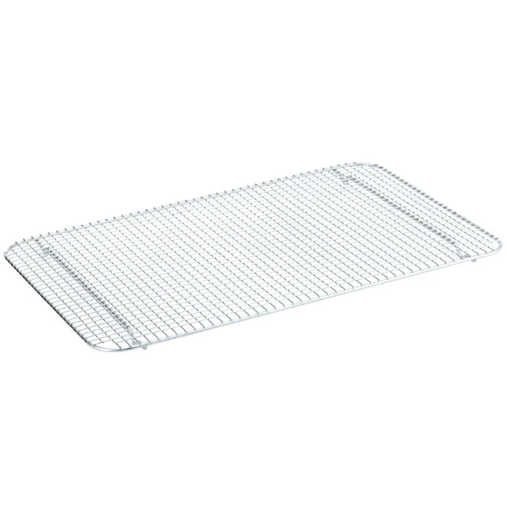 Vollrath 20248 Super Pan V Stainless Steel Wire Footed Cooling Grate 11-3/4" x 16-1/2" -  for 1/2" Size Bun/Sheet Pan
