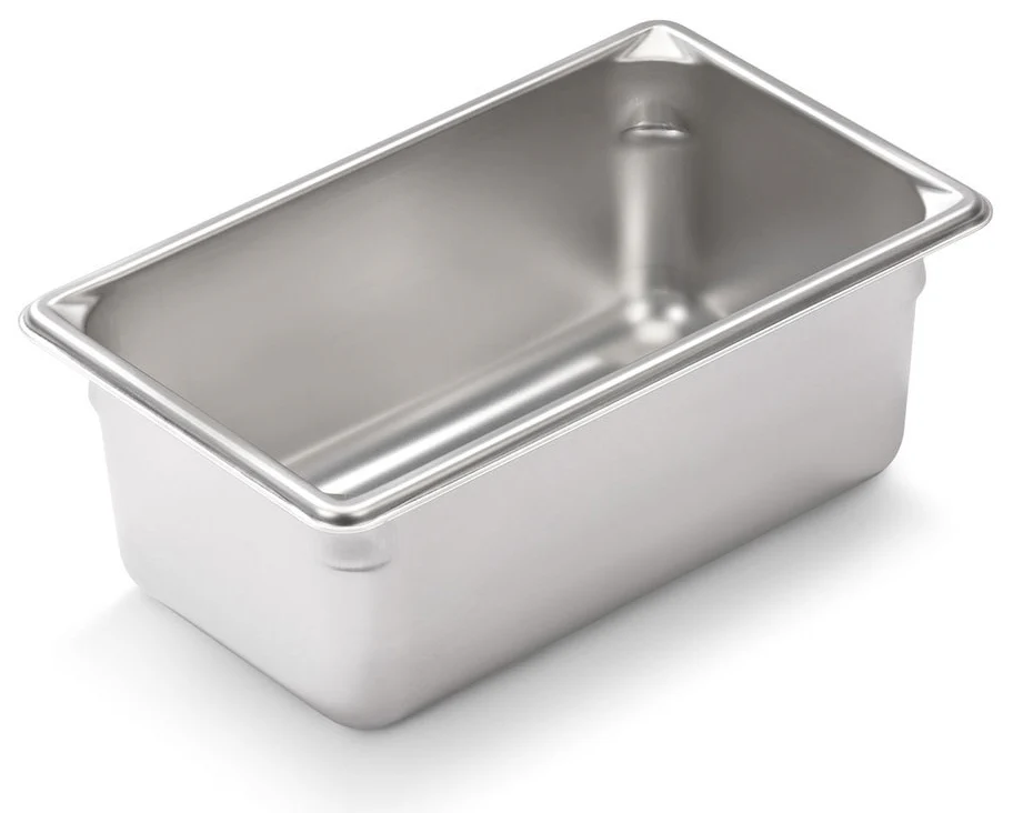 Vollrath 20449 Anti-Jam Stainless Steel Steam Table Food Pan 4" Deep - 1/4 Size