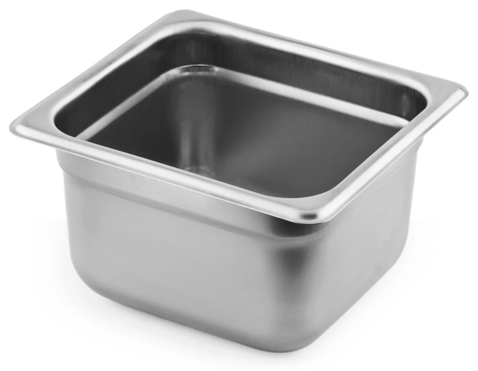 Vollrath 20649 Anti-Jam Stainless Steel Steam Table Food Pan 4" Deep - 1/6 Size