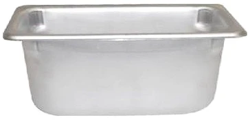 Vollrath 20929 Anti-Jam Stainless Steel Steam Table Food Pan 2-1/2" Deep - 1/9 Size