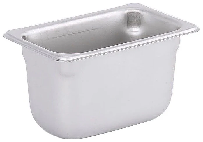 Vollrath 20949 Anti-Jam Stainless Steel Steam Table Food Pan 4" Deep - 1/9 Size