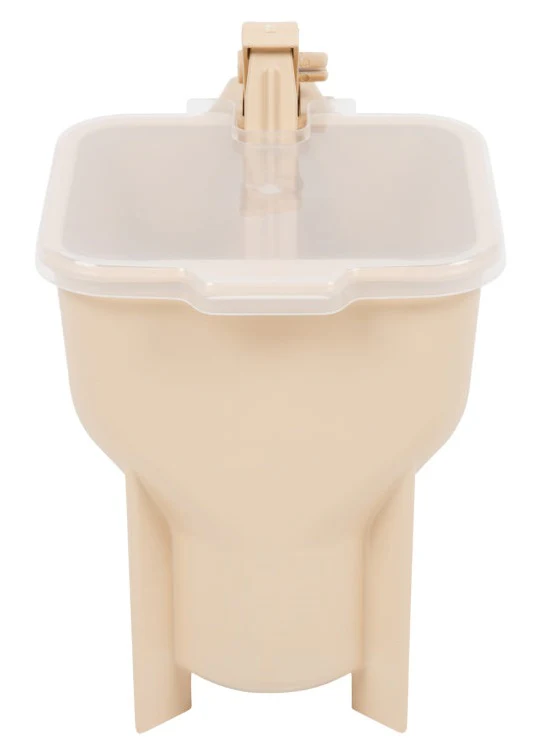 Vollrath 2803-18 Traex Batter Boss Plastic Portion Control Pancake / Waffle Batter Dispenser with Legs 48 oz. - Almond - Image 2