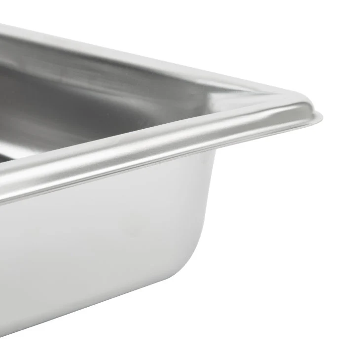Vollrath 30022 Super Pan V Anti-Jam Stainless Steel Steam Table Food Pan 2-1/2" Deep - Full Size - Image 2