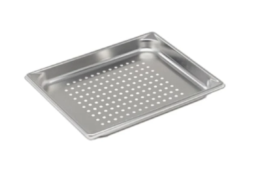Vollrath 30213 Half Size Super Pan V Perforated Steam Table Pan / Hotel Pan, 1-1/4" Deep - 6/Case