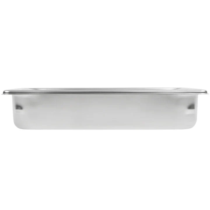 Vollrath 30222 Super Pan V Anti-Jam Stainless Steel Steam Table Food Pan 2-1/2" Deep - 1/2 Size - Image 2