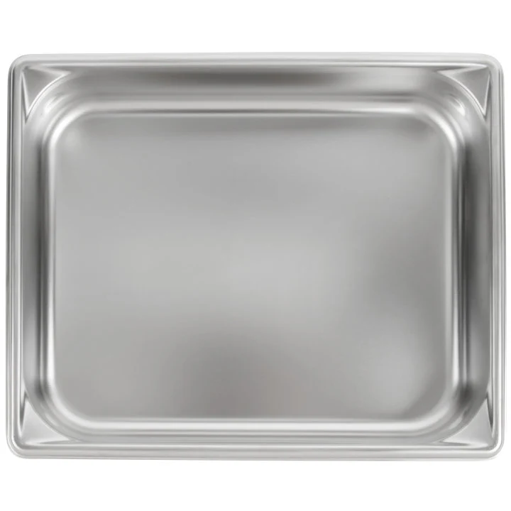 Vollrath 30222 Super Pan V Anti-Jam Stainless Steel Steam Table Food Pan 2-1/2" Deep - 1/2 Size - Image 3