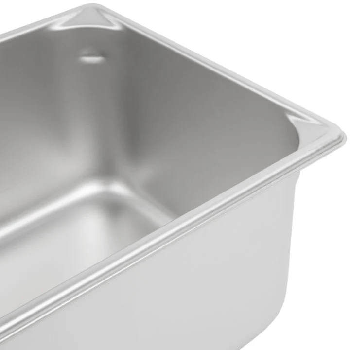 Vollrath 30262 Super Pan V Anti-Jam Stainless Steel Steam Table Food Pan 6" Deep - 1/2 Size - Image 5
