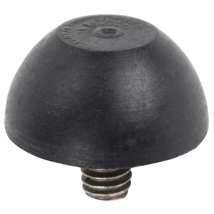 Vollrath 2319 - Rubber Foot for InstaCut Black - Image 2