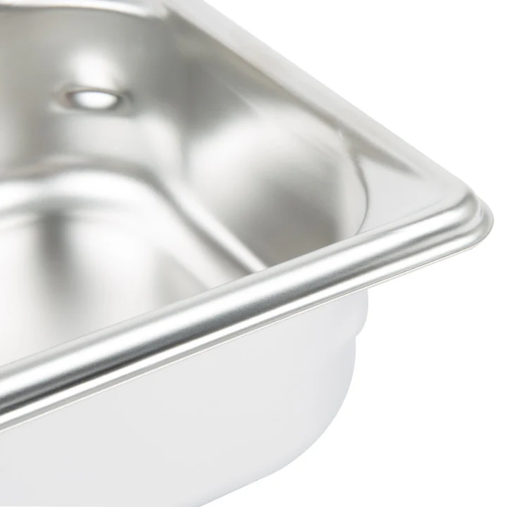 Vollrath 30322 Super Pan V Anti-Jam Stainless Steel Steam Table Food Pan 2-1/2" Deep - 1/3 Size - Image 5