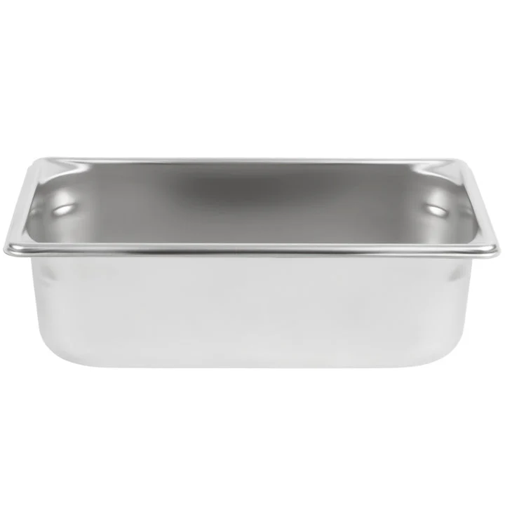 Vollrath 30342 Super Pan V Anti-Jam Stainless Steel Steam Table Food Pan 4" Deep - 1/3 Size