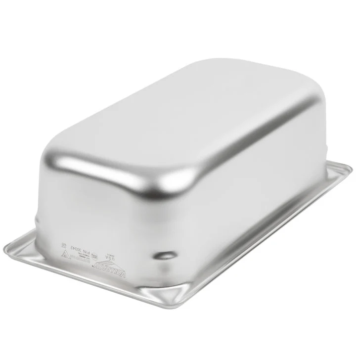 Vollrath 30342 Super Pan V Anti-Jam Stainless Steel Steam Table Food Pan 4" Deep - 1/3 Size - Image 2