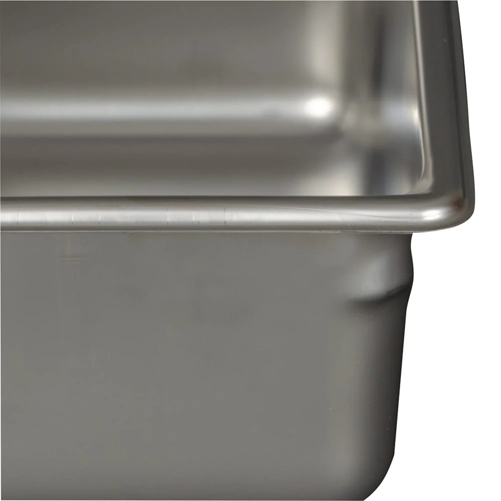 Vollrath 30442 Super Pan V Anti-Jam Stainless Steel Steam Table Food Pan 4" Deep - 1/4 Size