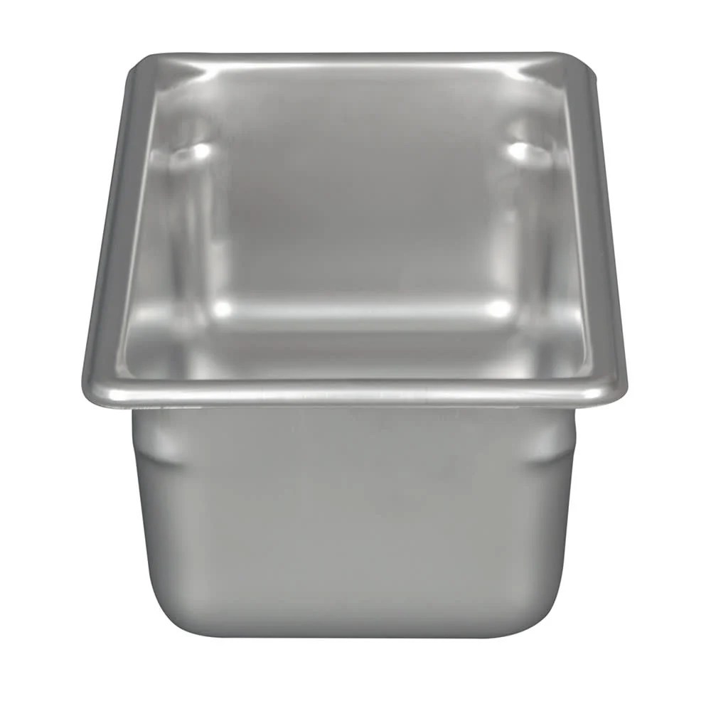 Vollrath 30442 Super Pan V Anti-Jam Stainless Steel Steam Table Food Pan 4" Deep - 1/4 Size - Image 3