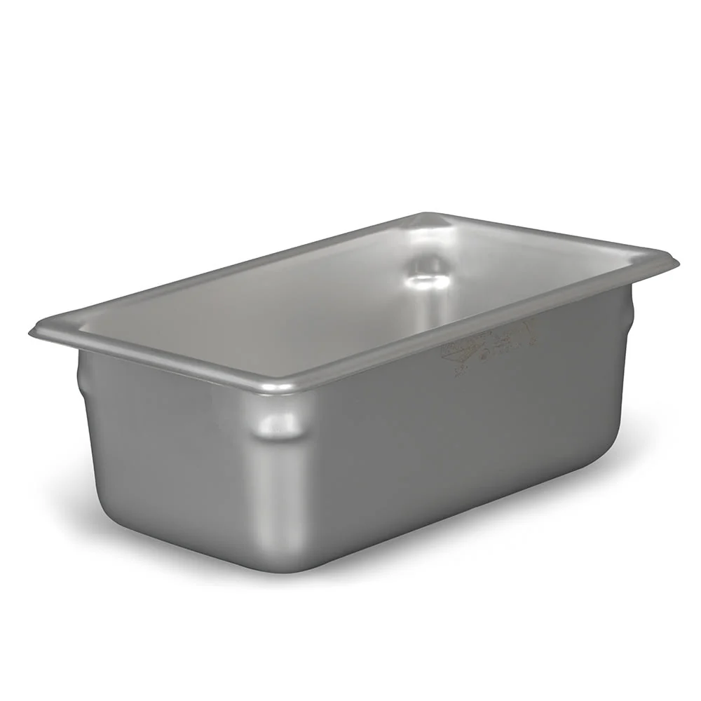 Vollrath 30442 Super Pan V Anti-Jam Stainless Steel Steam Table Food Pan 4" Deep - 1/4 Size - Image 5
