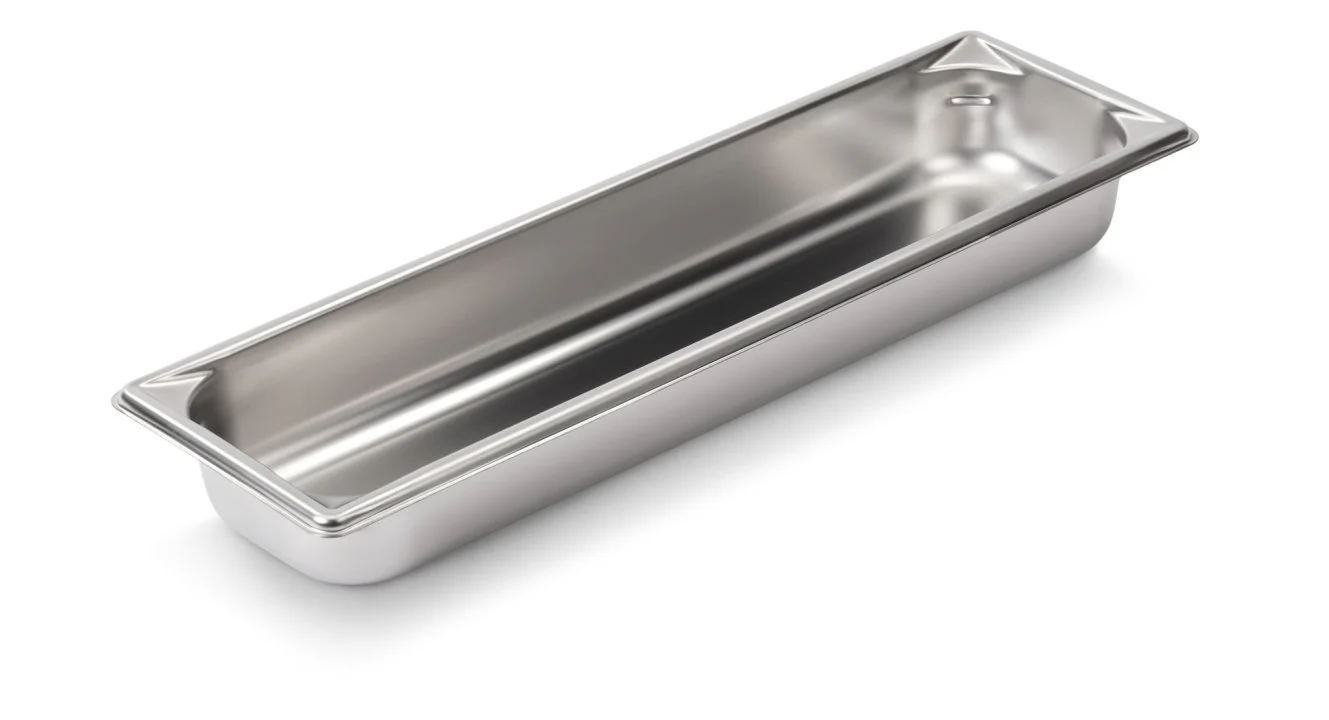 Vollrath 30522 Super Pan V Anti-Jam Stainless Steel Steam Table Food Pan 2-1/2" Deep - 1/2 Size Long