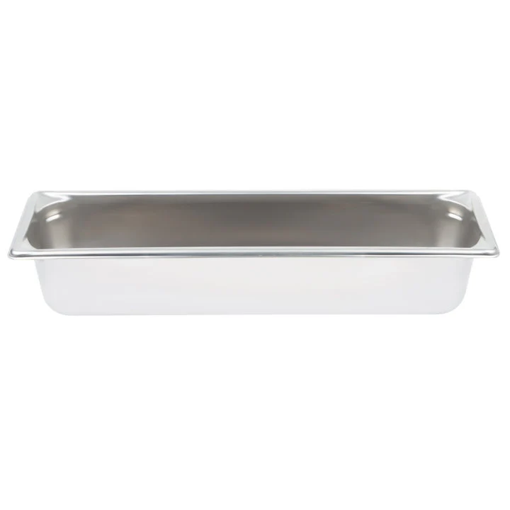 Vollrath 30542 Super Pan V Anti-Jam Stainless Steel Steam Table Food Pan 4" Deep - 1/2 Size Long