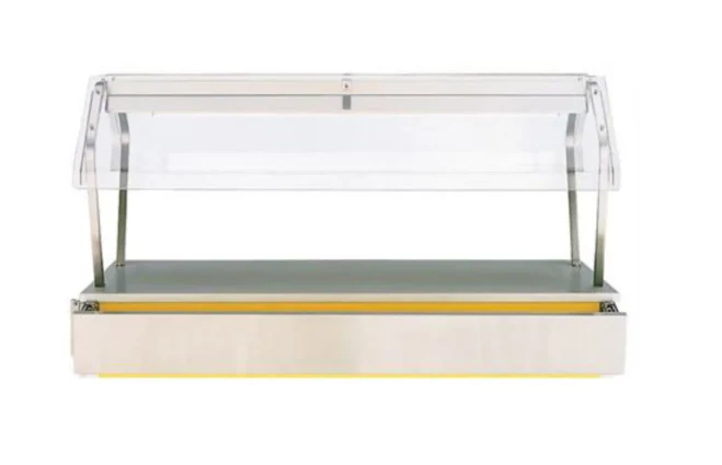 Vollrath 36303 74" Economy Breath Guard - Classic Base