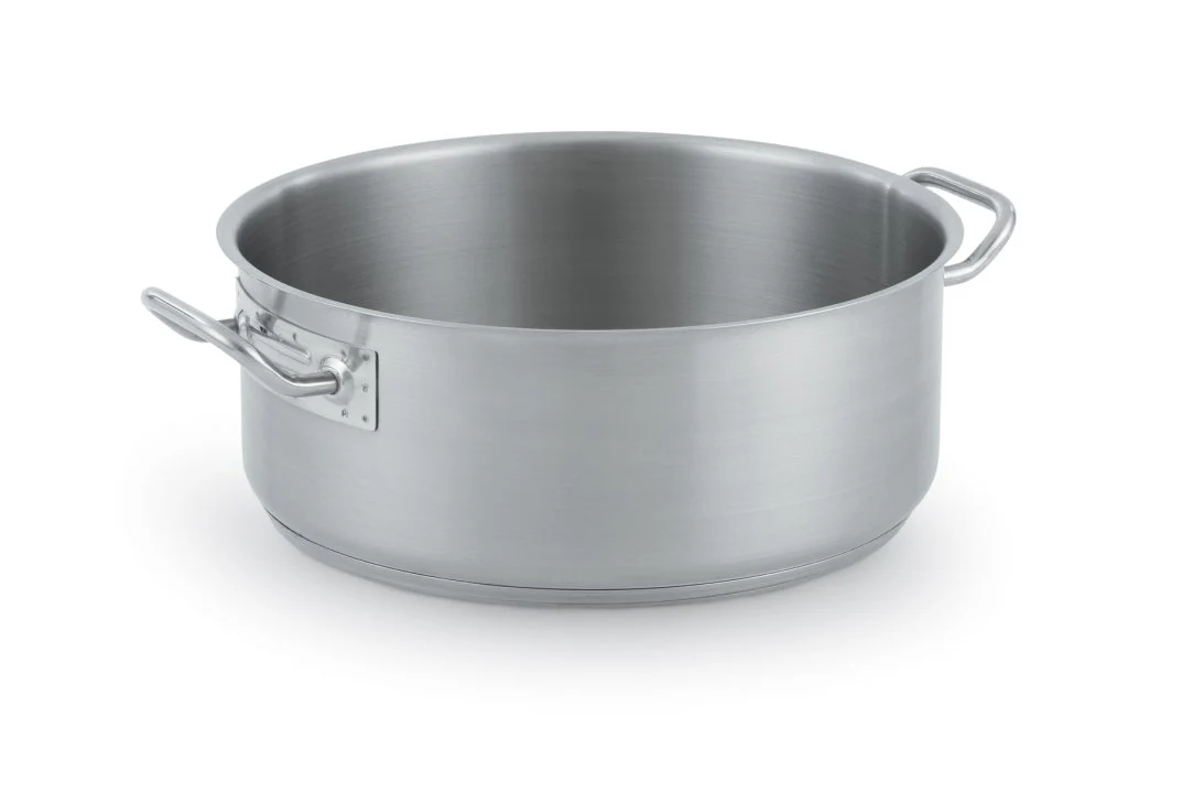 Vollrath 3810 Optio Stainless Steel Induction Brazier / Braising Pot 10 qt.