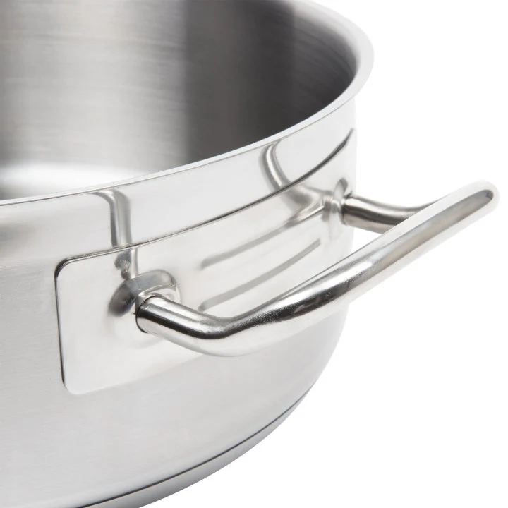 Vollrath 3810 Optio Stainless Steel Induction Brazier / Braising Pot 10 qt. - Image 3
