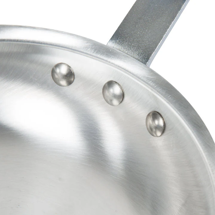 Vollrath 4008 Wear-Ever Aluminum Fry Pan with Blue Cool Handle 8" - Image 2