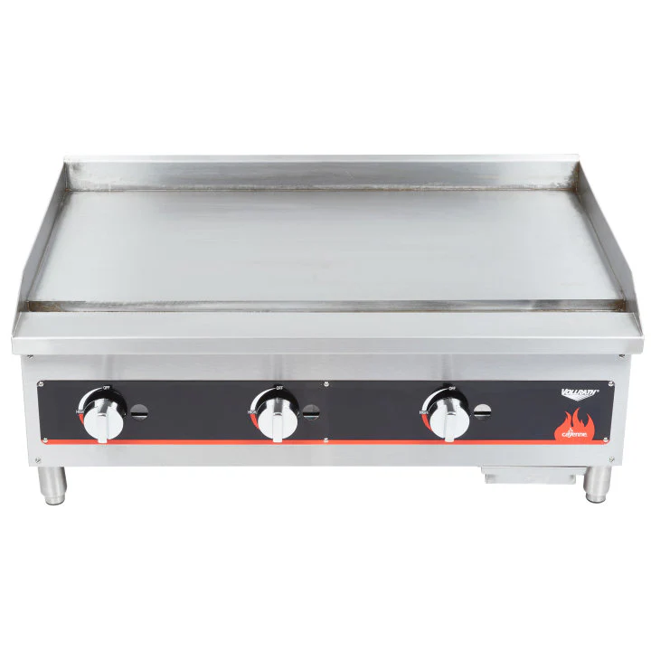 Vollrath 40721 - Cayenne Flat Top Gas Griddle w/ Manual Controls 36" - NG - Image 2