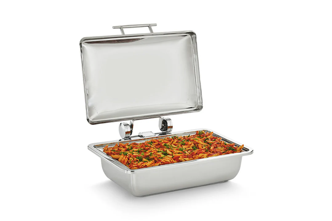 Vollrath 4644015 Mirage Full-Size Induction Chafer with Stainless Lid and Food Pan 8.3 qt.