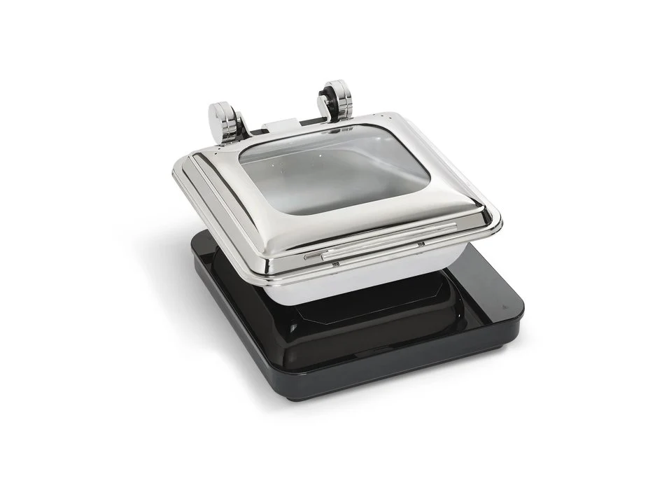 Vollrath 4644080 2/3 Size Non-Slip Silicone Mat for Mirage Induction Buffet Warmers & Chafers 9" x 8" - Black - Image 3
