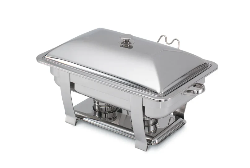 Vollrath 46518 Full Size Chafer w/ Lift-off Lid & Chafing Fuel Heat