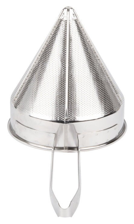 Vollrath 47166 Stainless Steel Fine Mesh China Cap Strainer with 8" dia. X 8" Deep Bowl and 10" Welded Loop Handle - 6/Case - Image 3