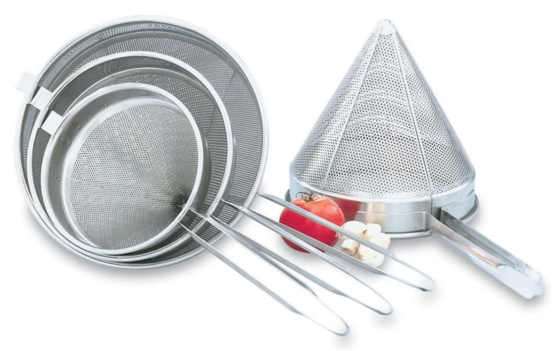Vollrath 47168 Stainless Steel Fine Mesh China Cap Strainer with 12" dia. X 12" Deep Bowl and 10" Loop Handle - 6/Case - Image 5