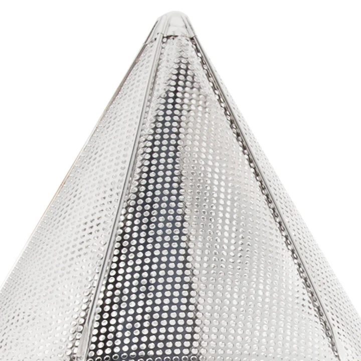 Vollrath 47177 Stainless Steel Coarse Mesh China Cap Strainer with 9-3/4" dia. x 10" Deep Blade and 10-1/4" Loop Handle - 6/Case - Image 4