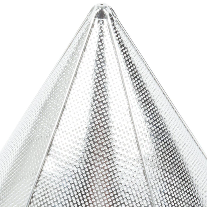 Vollrath 47178 Stainless Steel Coarse Mesh China Cap Strainer with 12" dia. x 12" Deep Blade and 10" Loop Handle - 6/Case - Image 4