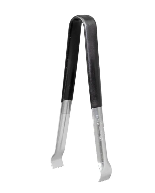 Vollrath 47329 9" Pom Tong - Heavy-Duty, Black Coating, Stainless - 12ea/Case