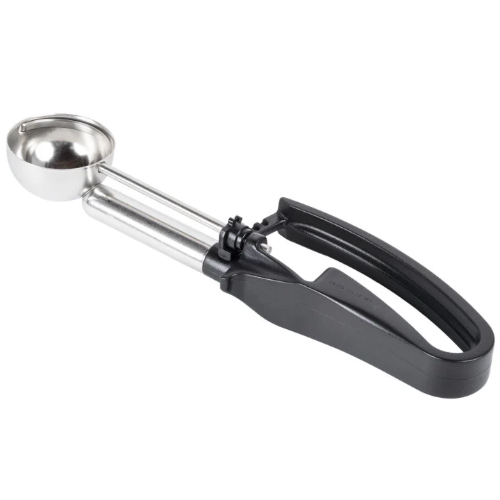 Vollrath 47377 Jacob's Pride Extended Length Disher with Black Squeeze Handle 1.13 oz. - Size 30 - 12/Case - Image 3