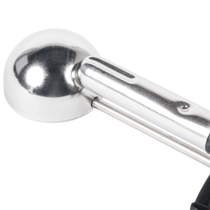 Vollrath 47377 Jacob's Pride Extended Length Disher with Black Squeeze Handle 1.13 oz. - Size 30 - 12/Case - Image 5