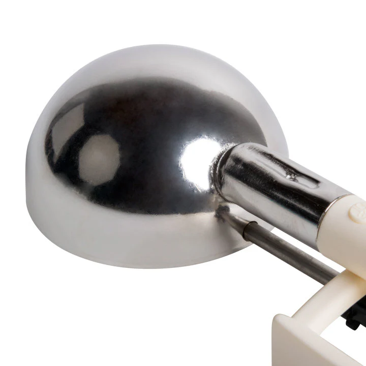 Vollrath 47392 Jacob's Pride Standard Length Disher with Ivory Squeeze Handle 3.2 oz. - Size 10 - 12/Case - Image 5