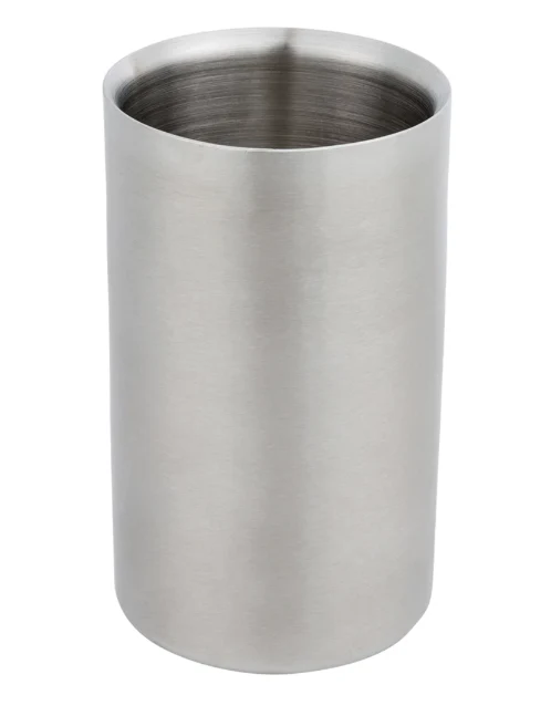 Vollrath 47605 7 3/4" Double Walled Wine Chiller - Stainless Steel, Satin Finish