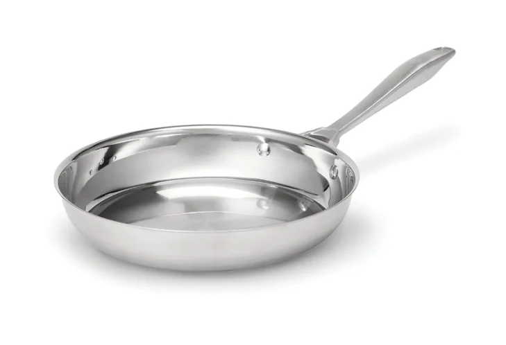 Vollrath 47752 Intrigue Stainless Steel Fry Pan with Hollow Metal Handle 11" - Induction Ready
