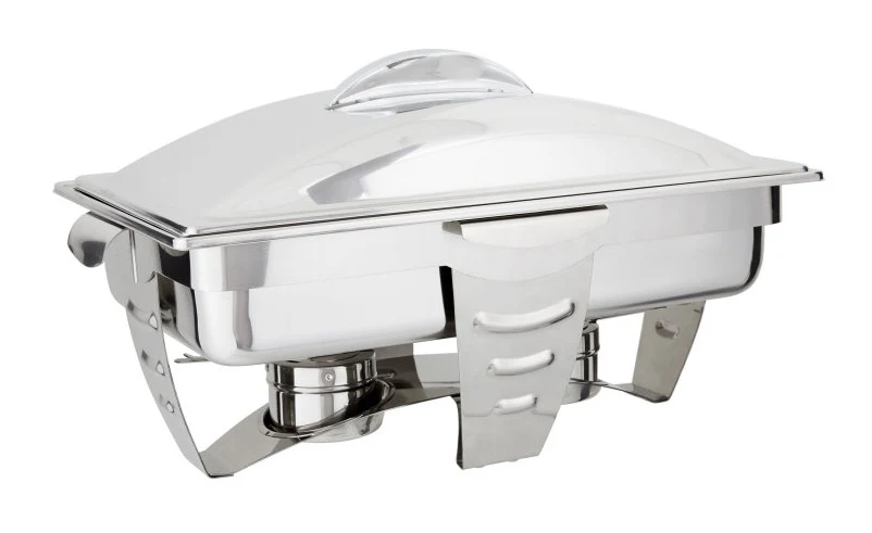 Vollrath 49520 Maximillian Steel Full Size Chafer with (2) Chafing Fuel Holders 9 qt. - Image 4