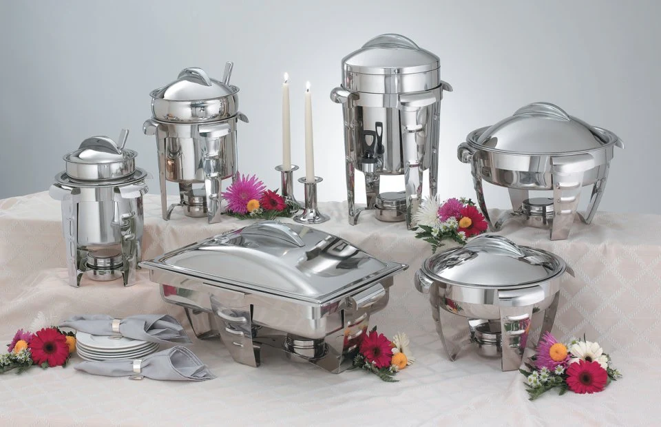 Vollrath 49523 Maximillian Steel Round Soup / Marmite Chafer with (1) Chafing Fuel Holder 4.2 qt. - Image 3
