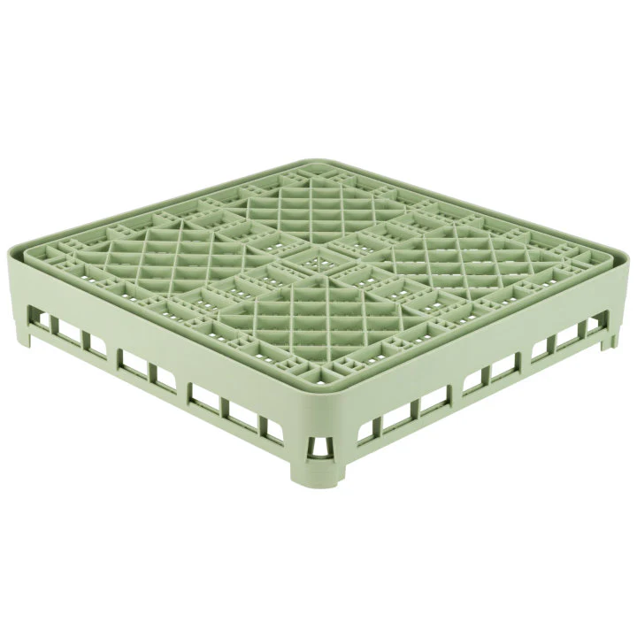 Vollrath 5267110 Signature Full Size Open Flatware Rack 19-3/4" sq. - LIght Green - Image 4