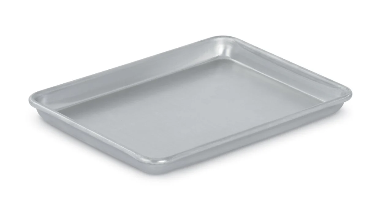 Vollrath 5303 Sheet Pan Half Size 18"x13" Aluminum 18 Gauge