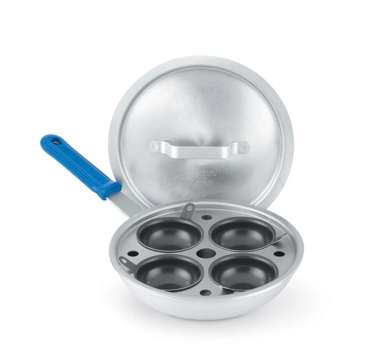 Vollrath 56507 - Wear-Ever 4 Cup Aluminum Egg Poacher Set 8"