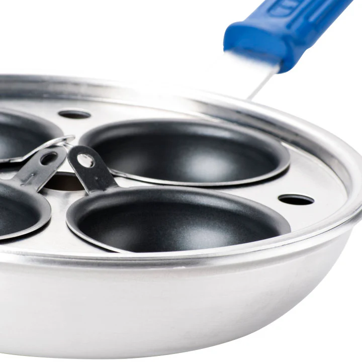 Vollrath 56507 - Wear-Ever 4 Cup Aluminum Egg Poacher Set 8" - Image 4
