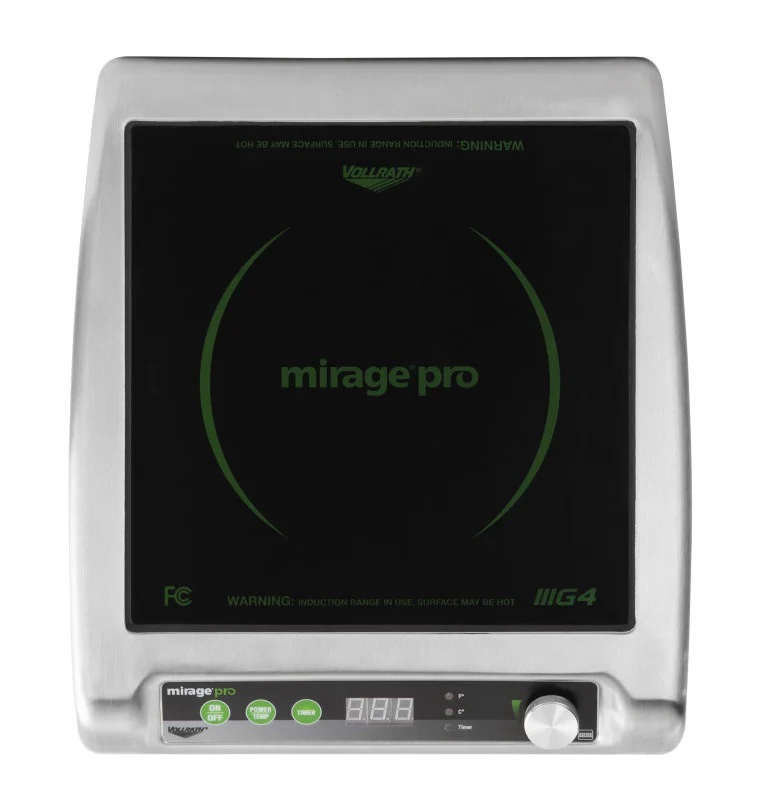 Vollrath 59500P Mirage Pro Ultra-Low Profile Portable Countertop Induction Range / Cooktop with (1) Burner - 120v, 1800W - Image 4