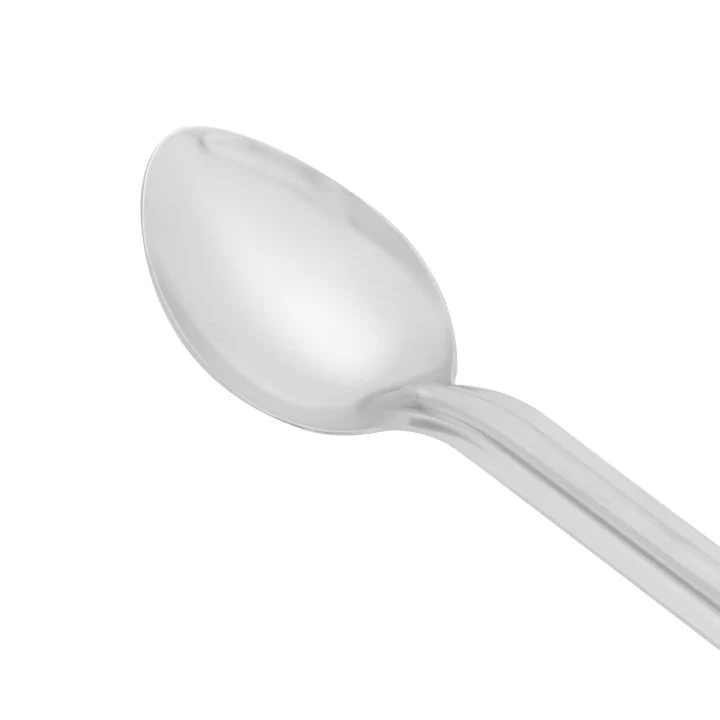 Vollrath 60170 One-Piece Stainless Steel Solid Serving Spoon with Hooked Handle 21" - Image 4