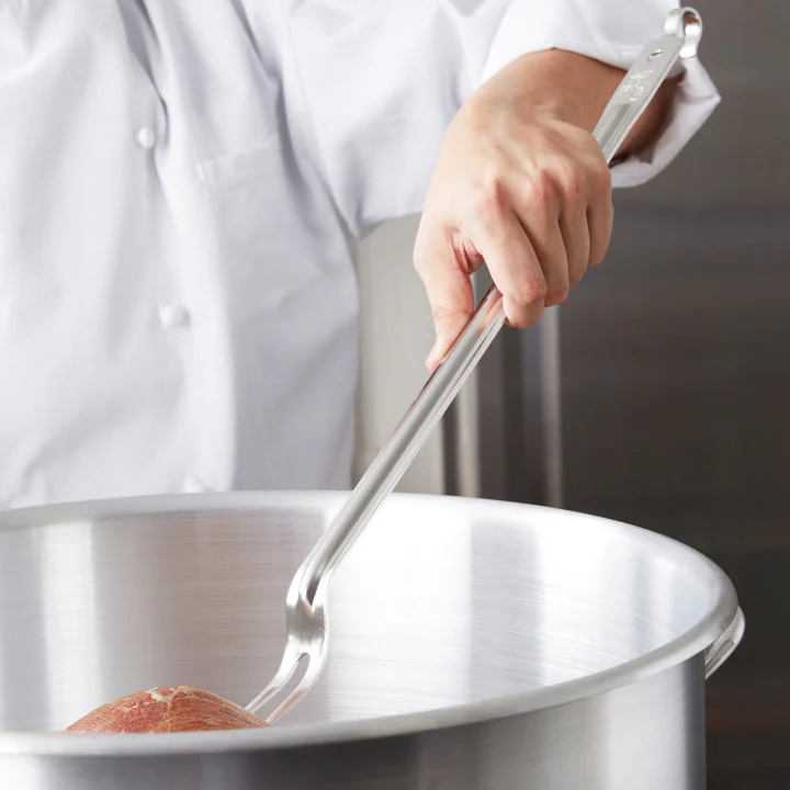 Vollrath 60190 One-Piece Cook's / Pot Fork with Hooked Handle 21" - Image 2