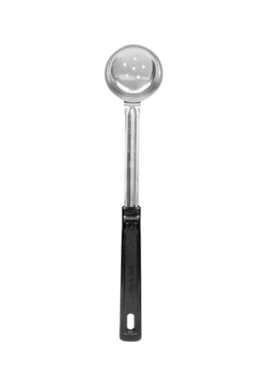 Vollrath 61155 2 oz Perforated Spoodle - Black Plastic Handle, Stainless - 12ea/Case