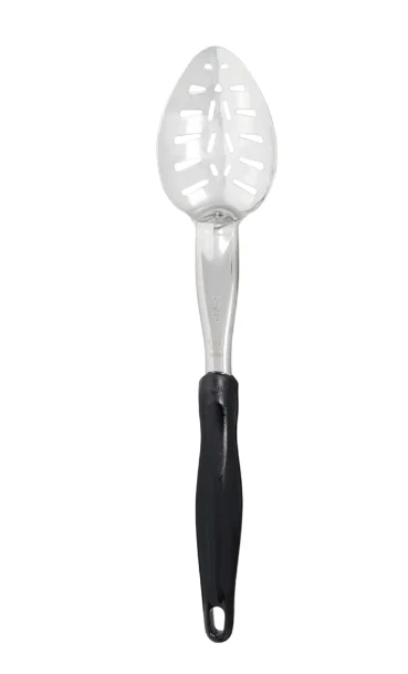 Vollrath 64134 14" Heavy-Duty Slotted Spoon - Black Nylon Handle - 12ea/Case