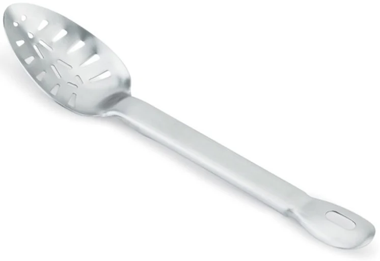 Vollrath 64405 Jacob's Pride One-Piece Heavy Duty Stainless Steel Slotted Basting Spoon 13-1/4"